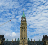 The Centre Block of Parliament Hill is pictured in Ottawa on Monday, Sept. 18, 2023. Sean Kilpatrick/The Canadian Press. 